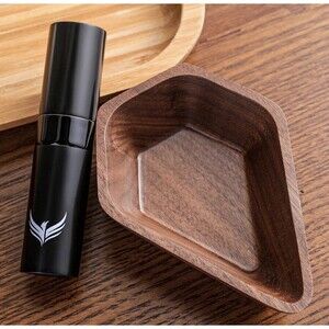 Walnut Coffee Bean Dosing Cup and RDT Coffee Spritzer Gift Set Coffee Bar Access